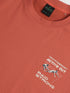 Men Round Neck Back Printed Active Out Regular Fit T-Shirt with ELASTOPLUS