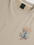 Men Round Neck Back Printed Active Out Regular Fit T-Shirt with ELASTOPLUS