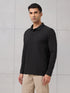 Men Solid Active Out Polo Neck T-shirt with COTFLEX