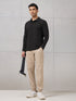Men Solid Active Out Polo Neck T-shirt with COTFLEX