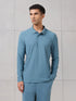 Men Solid Active Out Polo Neck T-shirt with COTFLEX
