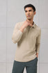 Men Solid Active Out Polo Neck T-shirt with COTFLEX