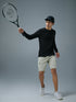 Men Self Design Slim Fit Henley Neck Sports T-Shirt with TECHNOCOOL+