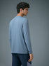 Men Self Design Slim Fit Henley Neck Sports T-Shirt with TECHNOCOOL+