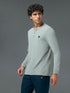 Men Self Design Slim Fit Henley Neck Sports T-Shirt with TECHNOCOOL+