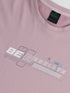 Men Round Neck Typography Printed Active Out Slim Fit T-Shirt with ELASTOPLUS
