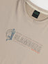 Men Round Neck Typography Printed Active Out Slim Fit T-Shirt with ELASTOPLUS