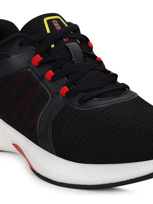 PEDRO Black Men's Running Shoes