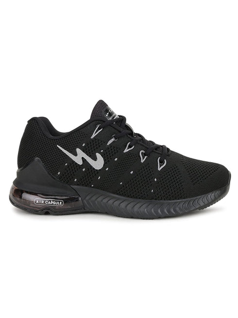 PERIS Black Men's Running Shoes