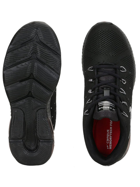 PERIS Black Men's Running Shoes