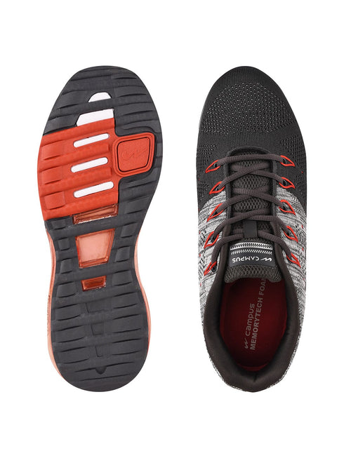 PERIS Grey Men's Running Shoes