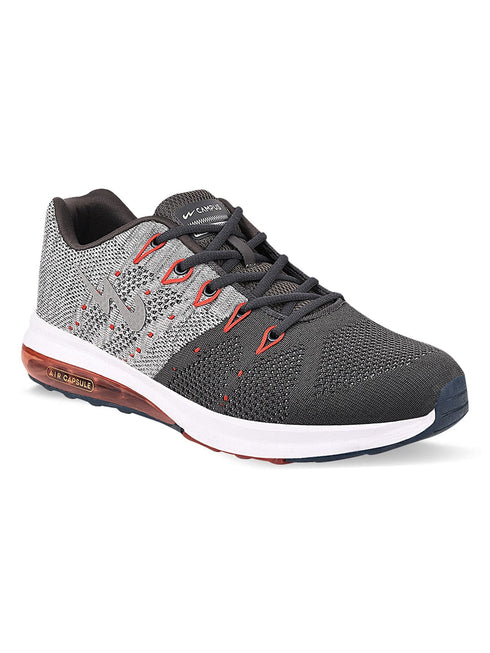 PERIS Grey Men's Running Shoes