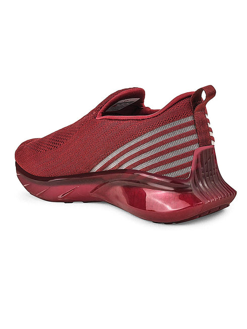PILOT PRO Burgundy Men's Walking Shoes