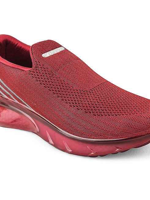 PILOT PRO Burgundy Men's Walking Shoes