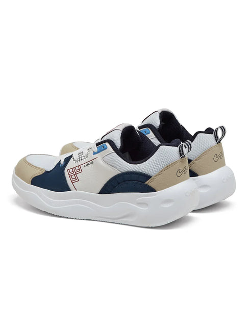 PLATO White Men's Sneakers