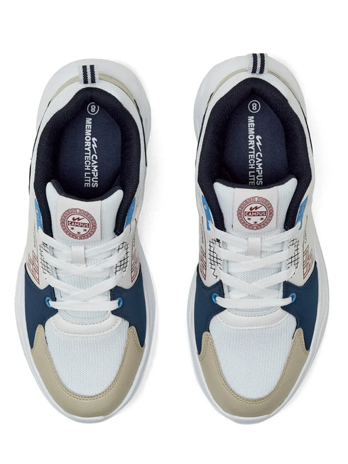 PLATO White Men's Sneakers