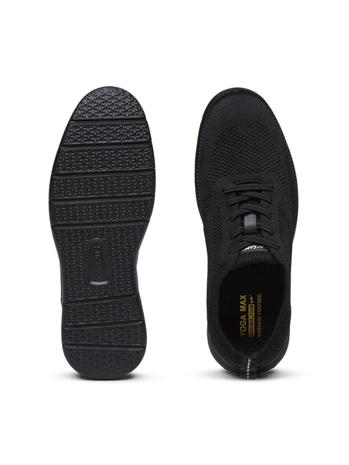 PLUNGE Black Men's Walking Shoes