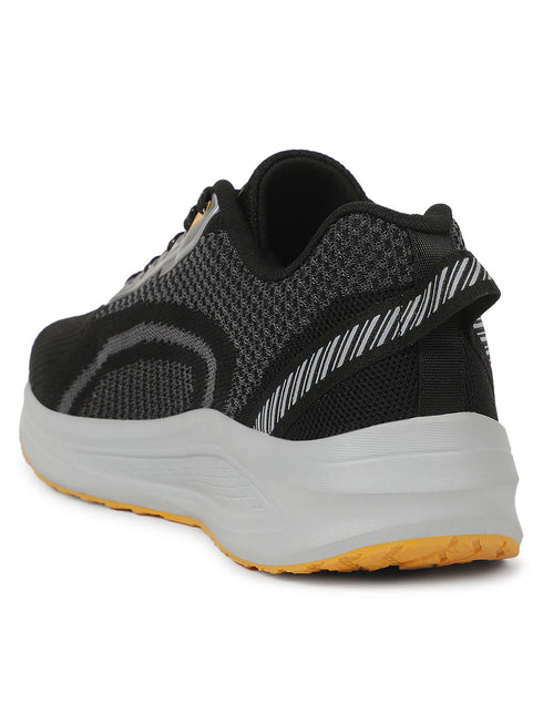PLUSH Black Men's Running Shoes