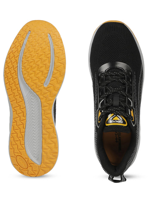 PLUSH Black Men's Running Shoes