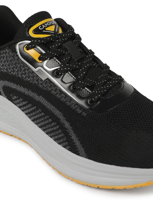 PLUSH Black Men's Running Shoes