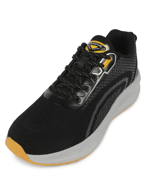 PLUSH Black Men's Running Shoes