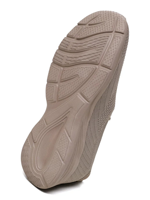 PLUZZ Beige Women's Walking Shoes