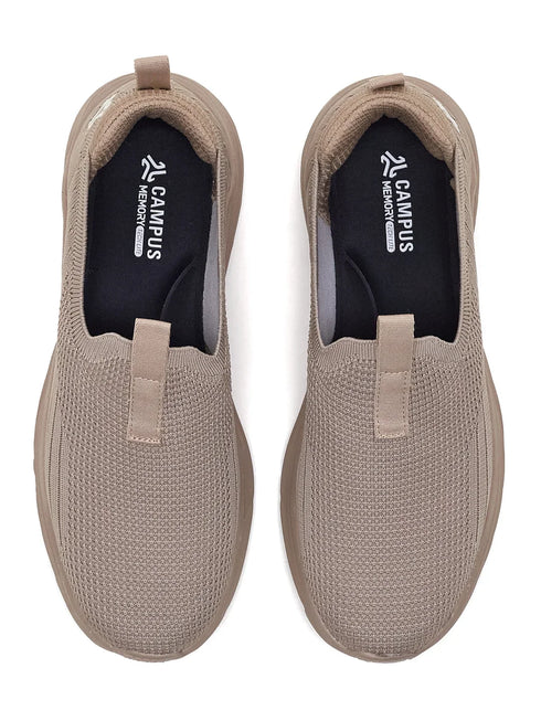 PLUZZ Beige Women's Walking Shoes