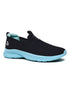 PLUZZ Black Women's Walking Shoes