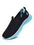 PLUZZ Black Women's Walking Shoes