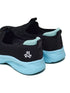 PLUZZ Black Women's Walking Shoes