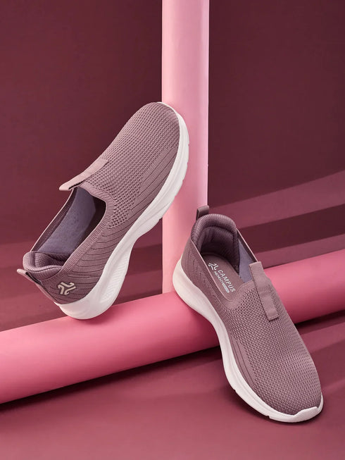 PLUZZ Mauve Women's Walking Shoes