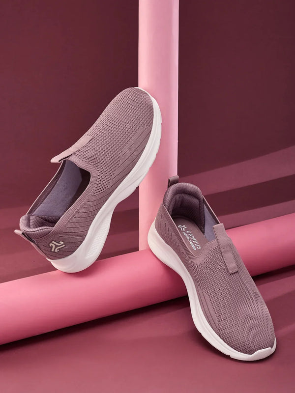 PLUZZ Mauve Women's Walking Shoes