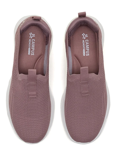 PLUZZ Mauve Women's Walking Shoes