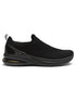 PORIUM Black Men's Walking Shoes