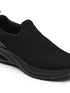PORIUM Black Men's Walking Shoes