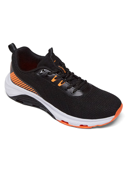 PORTAL Black Men's Running Shoes