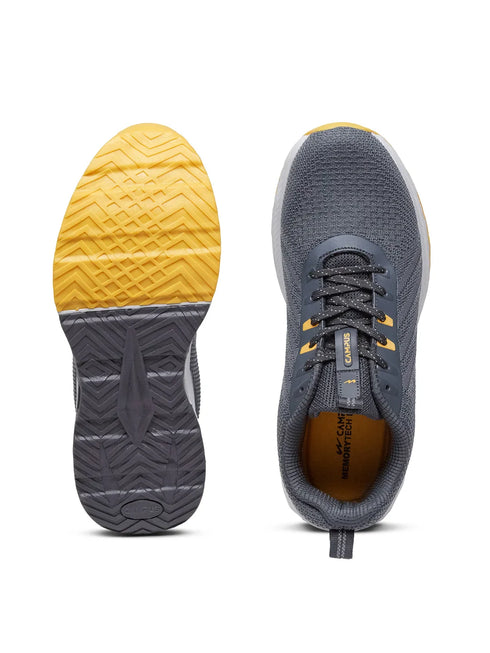 PORTAL Grey Men's Running Shoes