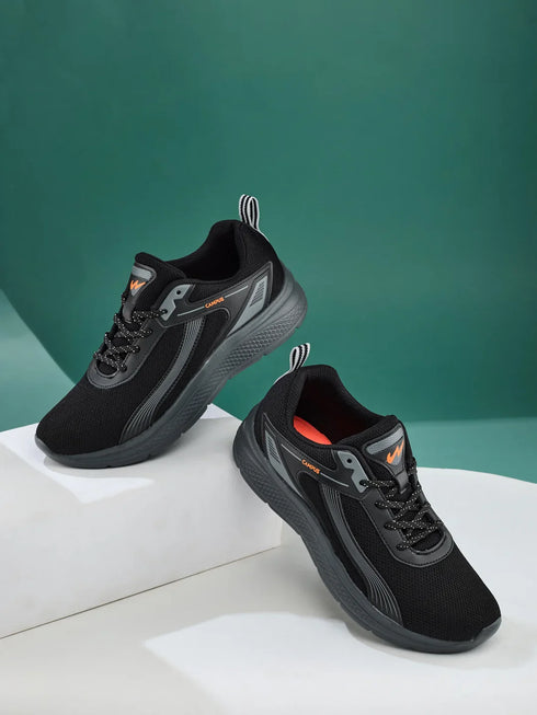 PORT Black Men's Running Shoes