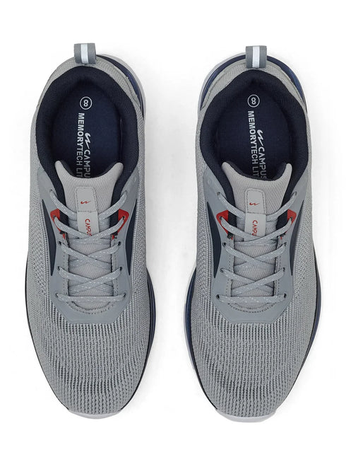 PREXTON Grey Men's Running Shoes