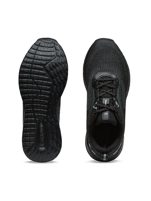 PREXTON Black Men's Running Shoes