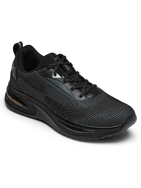 PREXTON Black Men's Running Shoes