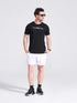 Men's Black Printed Round Neck T-Shirt