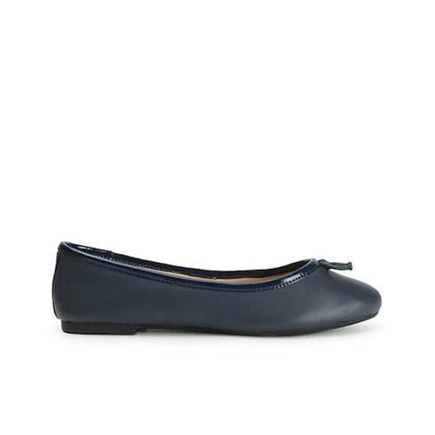 Women's Round Toe Bow Detail Ballerinas