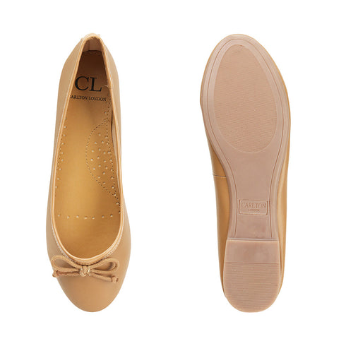 Women's Round Toe Bow Detail Ballerinas