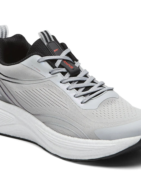 PUMPED Grey Men's Running Shoes
