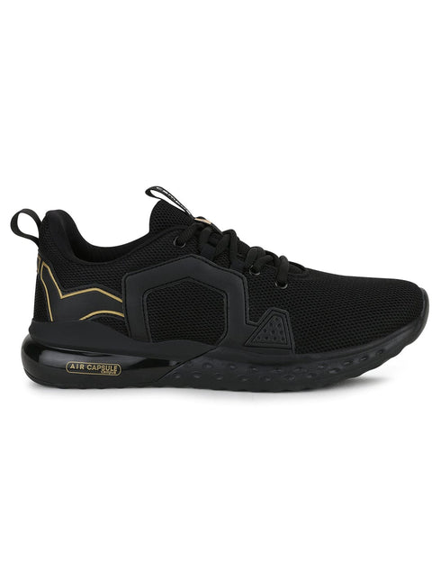 PATRIK PRO Black Men's Sports Shoes