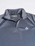 Men's Grey Solid Stand Collar Jacket