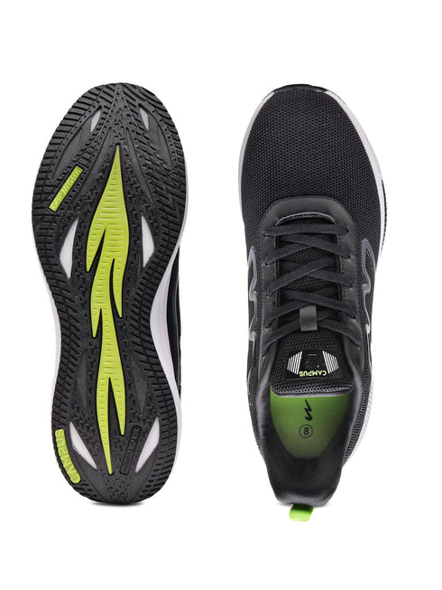 RAKE Black Men's Running Shoes