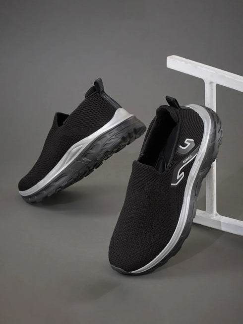 RALKO Black Men's Walking Shoes