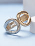 Anti-Tarnish 18k Dual Toned Quirky Kada Cuff Bracelet